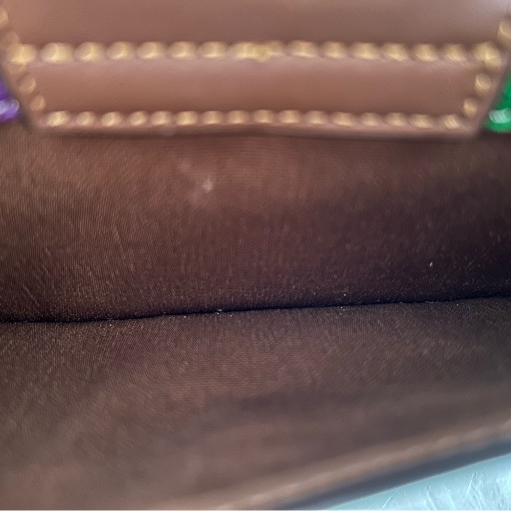 Coach Poppy Crossbody & Wallet In Rainbow Signature Canvas - Picture 5 of 7
